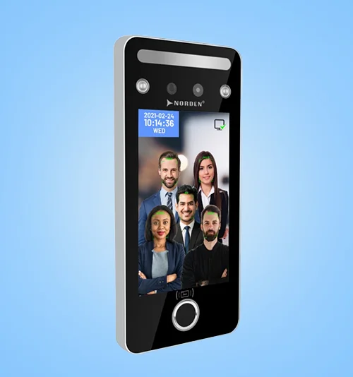 Facial Fingerprint Access control with 5 inch Touch Screen